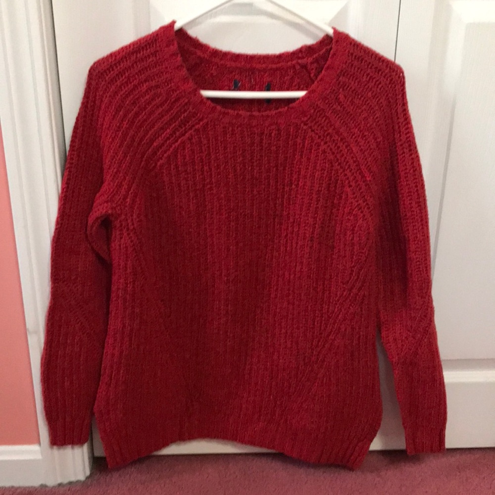 Cozy Red Sweater
